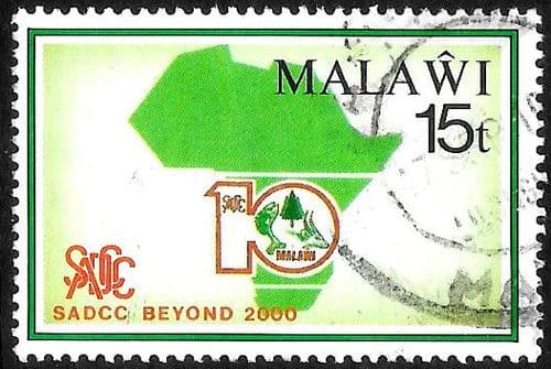Malawi 1990 Anniversary of Southern Africa Development Co-ordination Conference SG 843 Fine Used