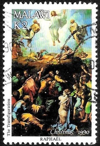 Malawi 1990 Christmas. Paintings by Raphael SG 856 Fine Used