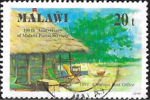 Malawi 1991 Centenary of Postal Services SG 863 Fine Used
