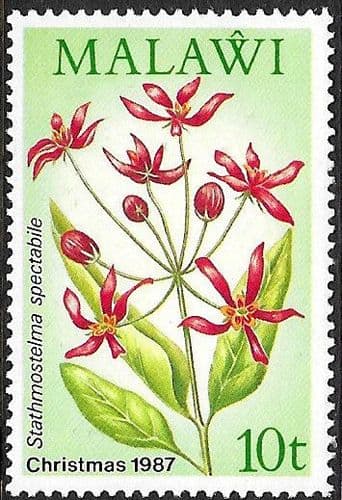 Malawi Stamps 1987 Christmas. Wild Flowers SG 776 Fine Mint