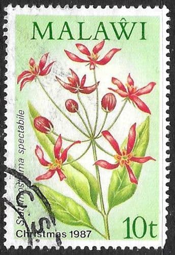 Malawi Stamps 1987 Christmas. Wild Flowers SG 776 Fine Used