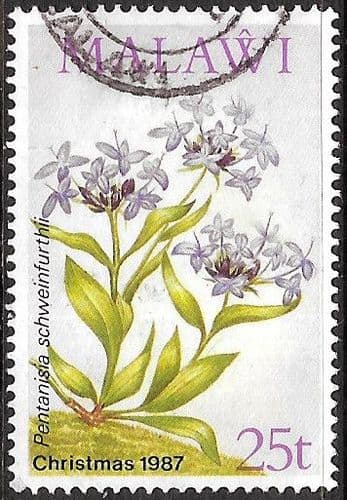 Malawi Stamps 1987 Christmas. Wild Flowers SG 777 Fine Used