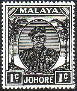Malay State of Johore 1949 SG 133 Sultan Sir Ibrhim Fine Mint