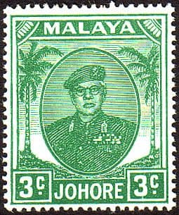 Malay State of Johore 1949 SG 135 Sultan Sir Ibrhim Fine Mint