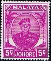 Malay State of Johore 1949 SG 136a Sultan Sir Ibrhim Fine Mint