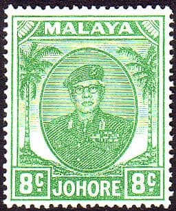 Malay State of Johore 1949 SG 138a Sultan Sir Ibrhim Fine Mint