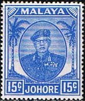 Malay State of Johore 1949 SG 140 Sultan Sir Ibrhim Fine Mint