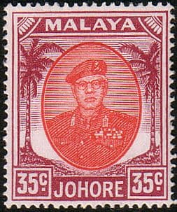 Malay State of Johore 1949 SG 142b Sultan Sir Ibrhim Fine Mint
