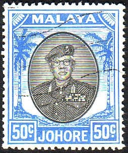 Malay State of Johore 1949 SG 144 Sultan Sir Ibrhim Fine Used