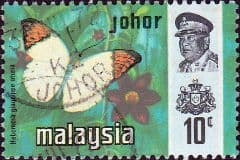 Malay State of Johore 1971 Butterflies SG 179 Fine Used