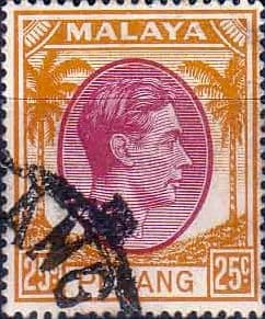Malay State of Penang 1949 SG 16 King George VI Head Fine Used