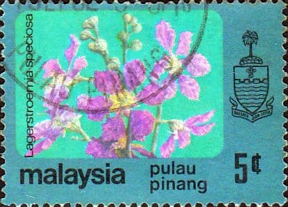 Malay State of Penang 1979 Flowers SG 88 Fine Used