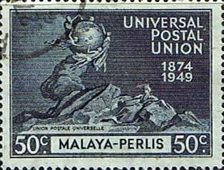 Malay State of Perlis 1949 Universal Postal Union SG 6 Fine Used