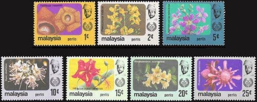 Malay State of Perlis 1979 Flowers Set Fine Mint