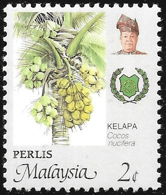 Malay State of Perlis 1986 Agricultural Products SG 74 Fine Mint