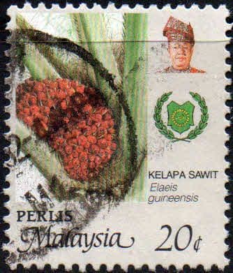 Malay State of Perlis 1986 Oil Palm SG 78 Fine Used