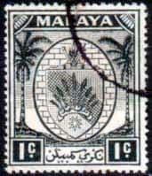Malaya Negri Sembilan 1949 Coat of Arms SG 42 Fine Used