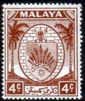 Malaya Negri Sembilan 1949 Coat of Arms SG 45 Fine Mint