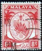 Malaya Negri Sembilan 1949 Coat of Arms SG 48 Fine Used