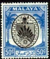 Malaya Negri Sembilan 1949 Coat of Arms SG 59 Fine Mint