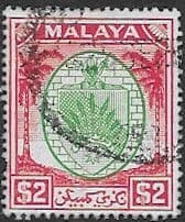 Malaya Negri Sembilan 1949 Coat of Arms SG 61 Fine Used