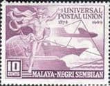 Malaya Negri Sembilan 1949 Universal Postal Union SG 63 Fine Mint