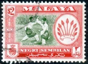 Malaya Negri Sembilan 1957 SG 78 Government Offices Fine Used
