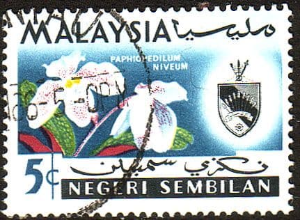 Malaya Negri Sembilan 1965 Orchids SG 83 Fine Used