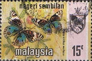 Malaya Negri Sembilan 1971 Butterflies SG 96 Fine Used
