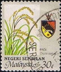 Malaya Negri Sembilan 1986 Plants SG 123 Fine Used