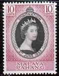 Malaya Pahang Queen Elizabeth II 1953 Coronation Fine Mint