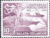 Malaya Selangor 1949 Universal Postal Union SG 111 Fine Mint