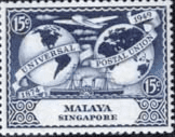 Malaya Singapore 1949 Universal Postal Union SG 34 Fine Mint