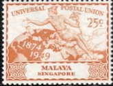 Malaya Singapore 1949 Universal Postal Union SG 35 Fine Mint