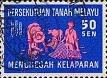Malayan Federation 1963 Freedom from Hunger SG 34 Fine Used