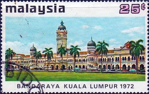 Malaysia 1972 City Status for Kuala Lumpur SG 98 Fine Used