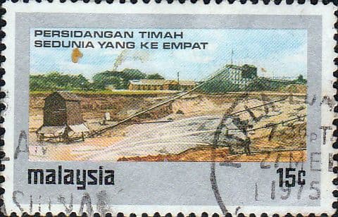 Malaysia 1974 World Tin Conference SG 125 Fine Used