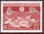 Maldive Islands 1963 Freedom From Hunger SG 122 Fine Mint