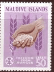 Maldive Islands 1963 Freedom From Hunger SG 123 Fine Mint
