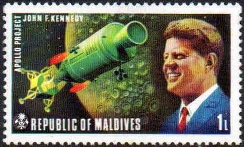 Maldive Islands 1974 American and Russian Space Exploration Projects SG 483 Fine Mint
