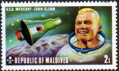 Maldive Islands 1974 American and Russian Space Exploration Projects SG 484 Fine Mint