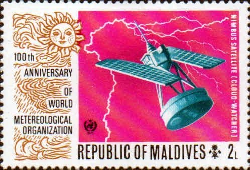 Maldive Islands 1974 World Meteorological Organization SG 476 Fine Mint