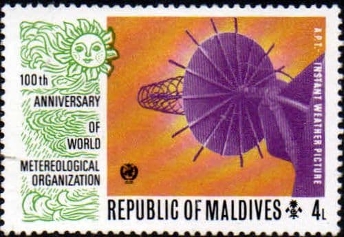 Maldive Islands 1974 World Meteorological Organization SG 478 Fine Mint