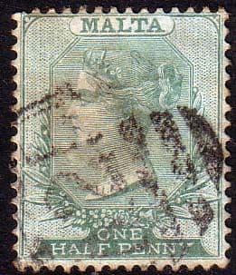 Malta 1885 Queen Victoria SG 20 Fine Used