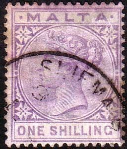 Malta 1885 Queen Victoria SG 28 Fine Used