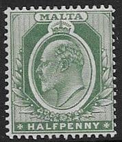 Malta 1904 King Edward VII SG 47 Fine mint