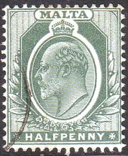 Malta 1904 King Edward VII SG 47 Fine Used