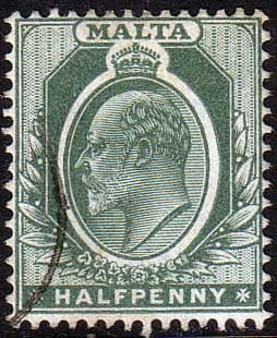 Malta 1904 King Edward VII SG 47b Fine Used