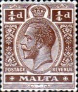 Malta 1914 King George V SG 69 Fine Mint