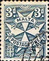 Malta 1925 Post Due SG D16 Fine Used
